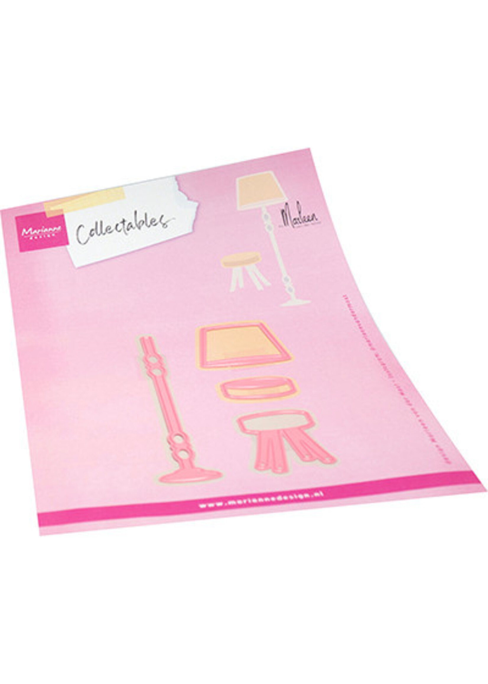 COL1566 - Lamp & Stool by Marleen