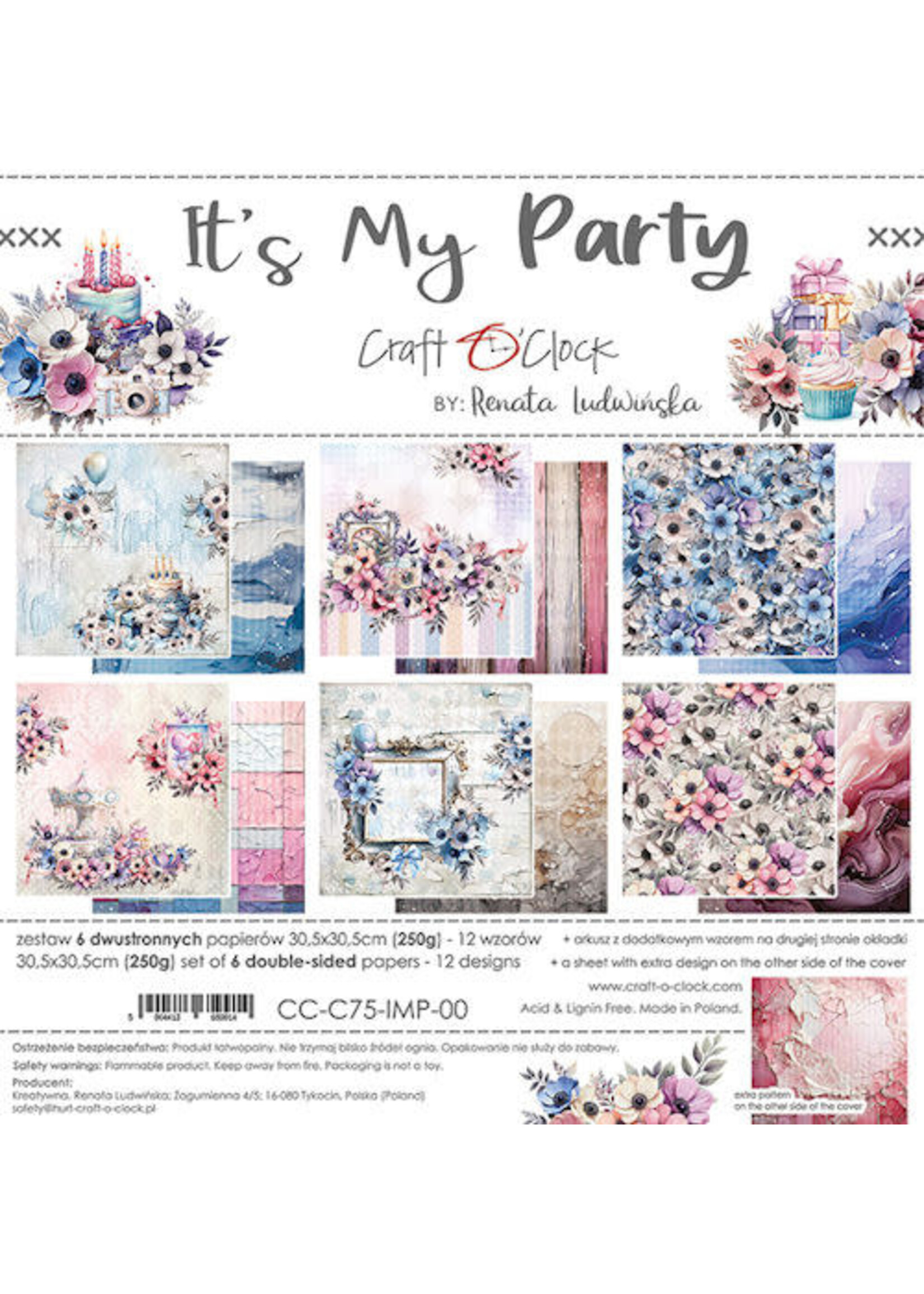 Paper Pack 30x30 cm It's my Party