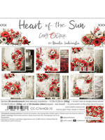 Set of Papers 15x15 cm Heart of the Sun