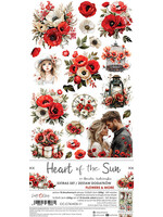 Extras Set Flowers 15x30 cm Heart of the Sun