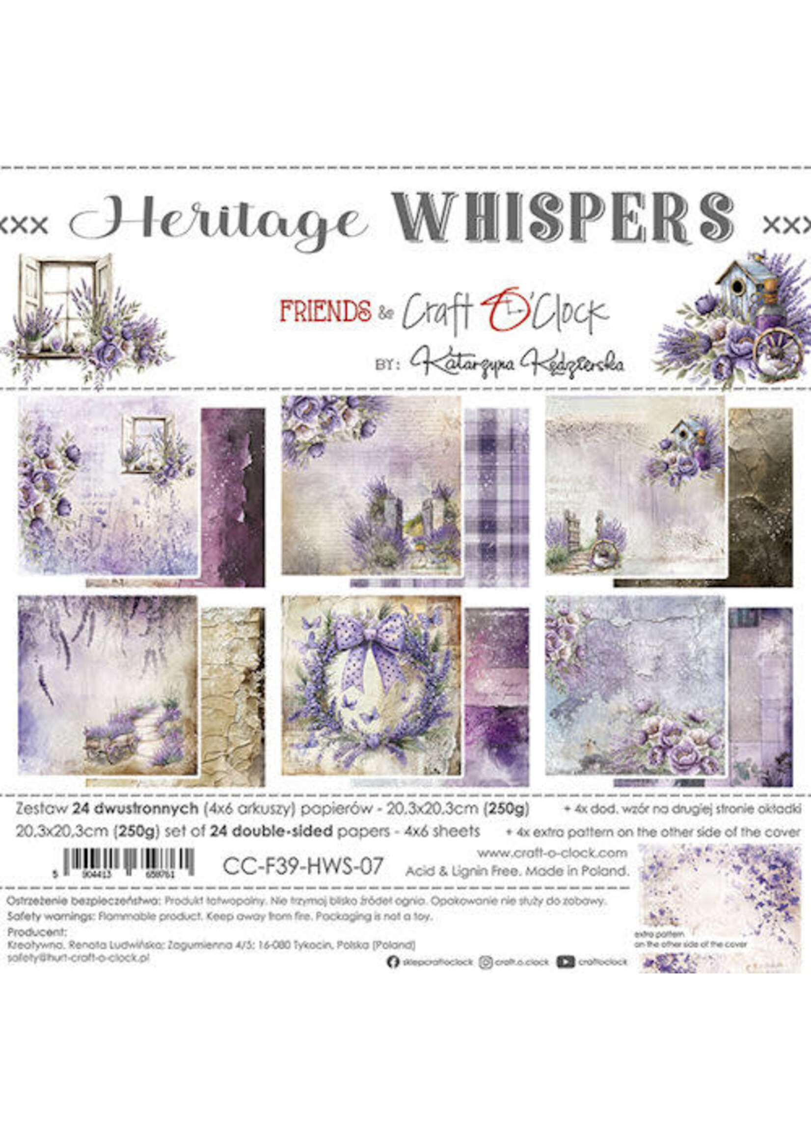 Paper Pack 20x20 cm Heritage Whispers