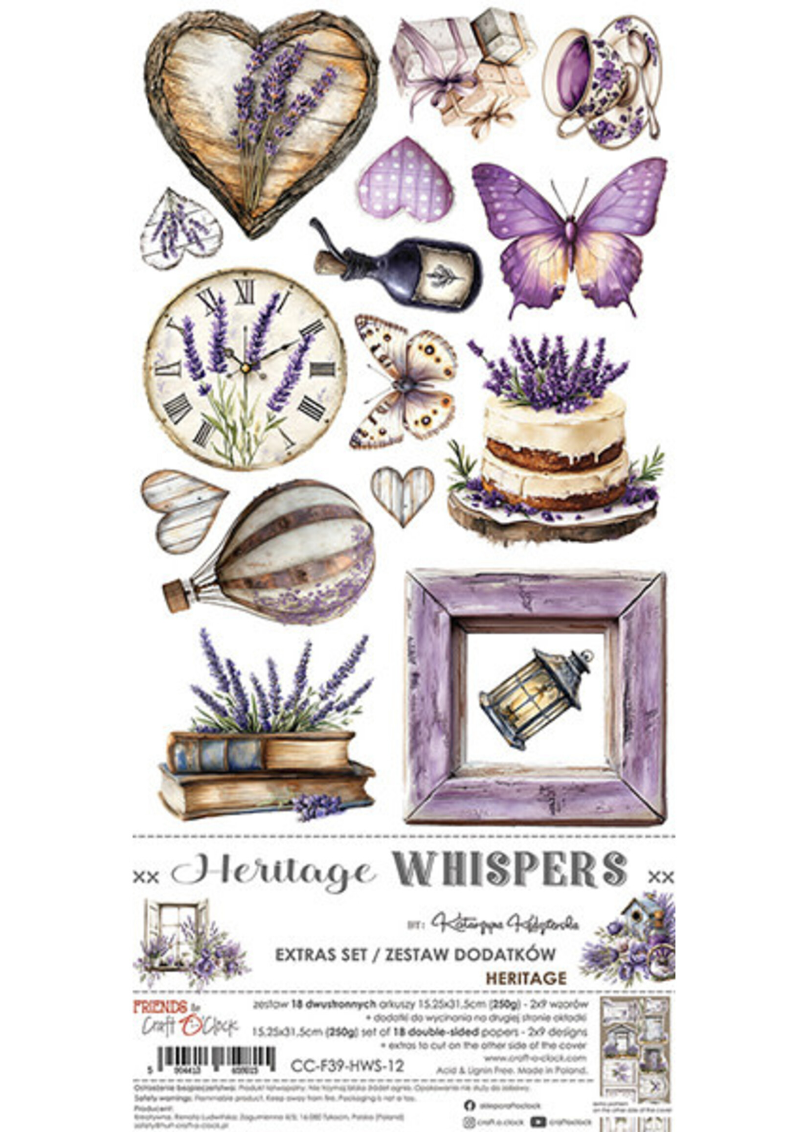 Extras Set Heritage 15x30 cm Heritage Whispers