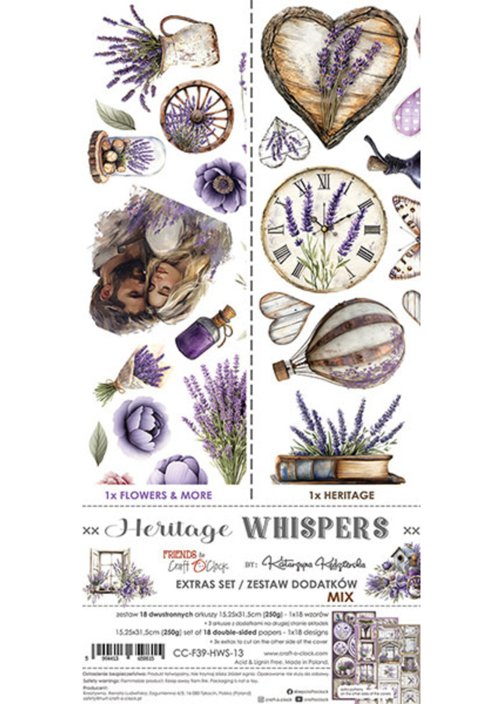 Extras Set Mix 15x30 cm Heritage Whispers