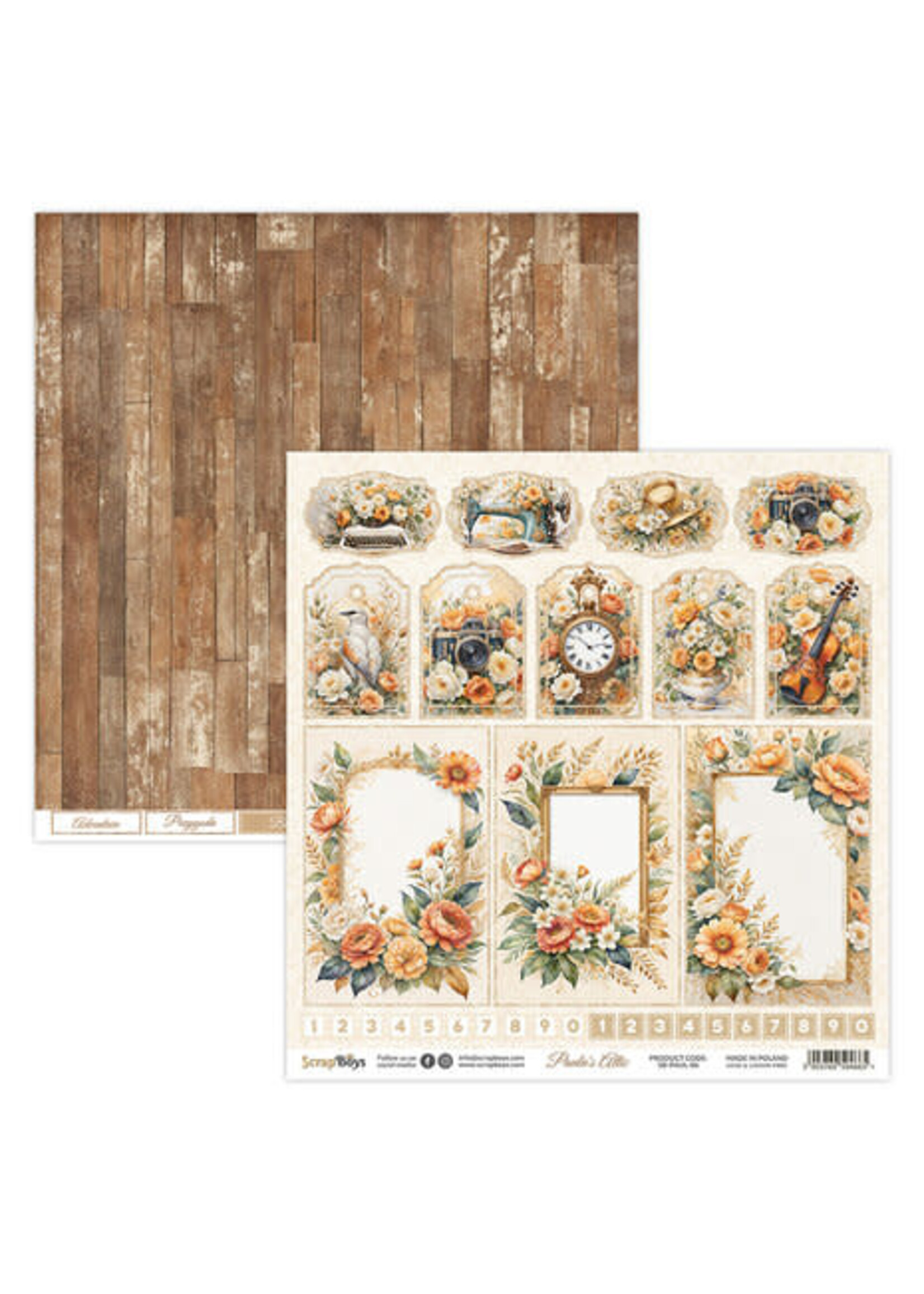 Paula's Attic 8x8 Inch Paper Pad (SB-PAUL-10)