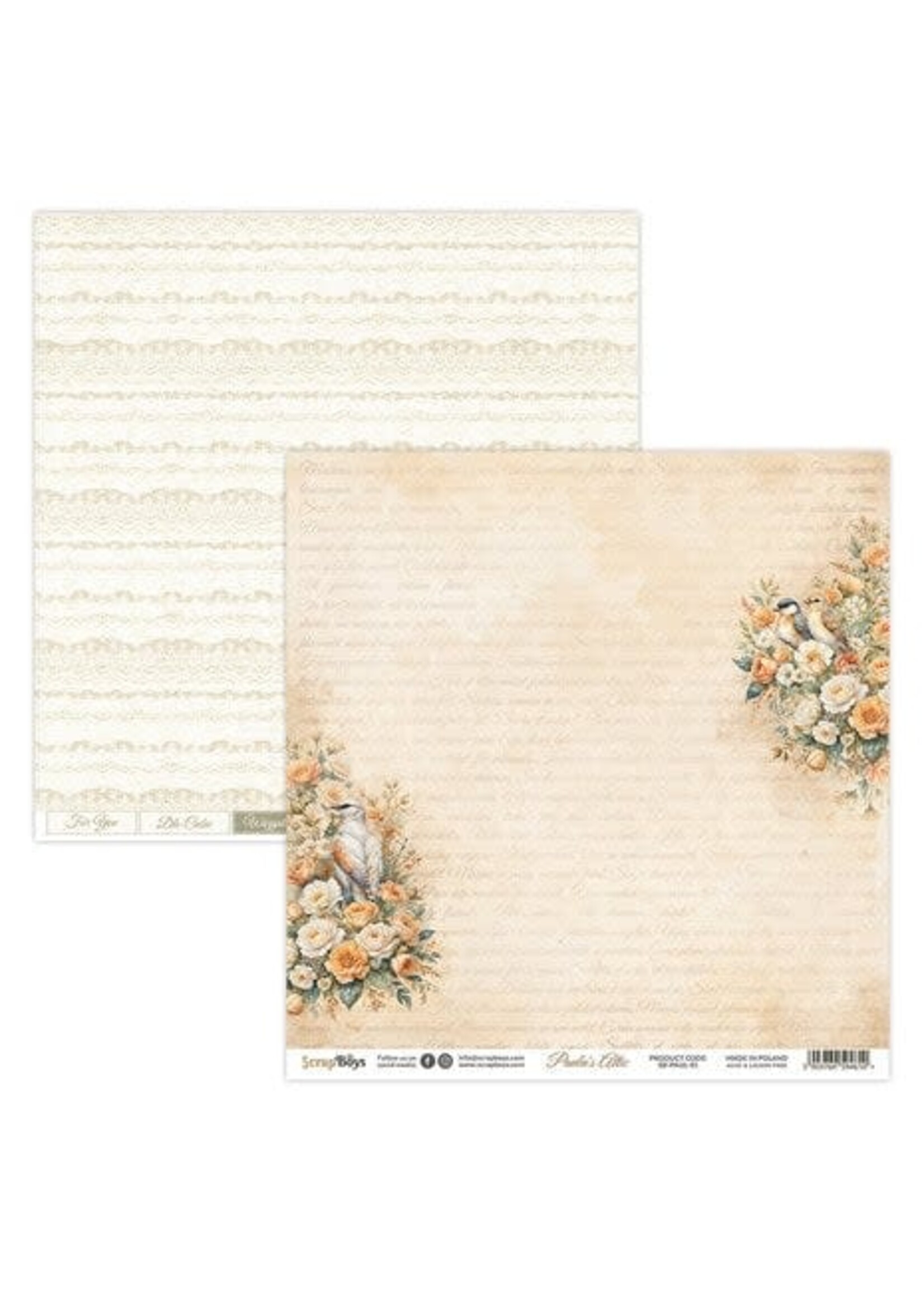 Paula's Attic 8x8 Inch Paper Pad (SB-PAUL-10)