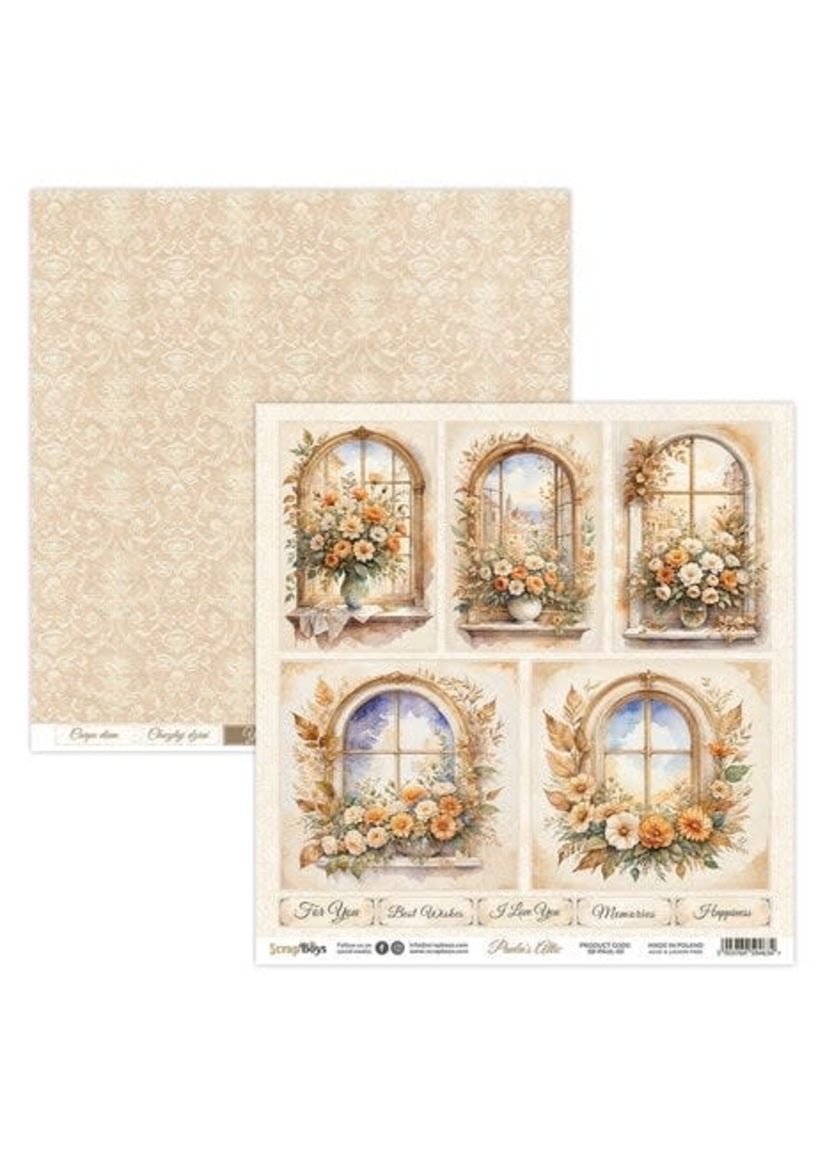 Paula's Attic 8x8 Inch Paper Pad (SB-PAUL-10)