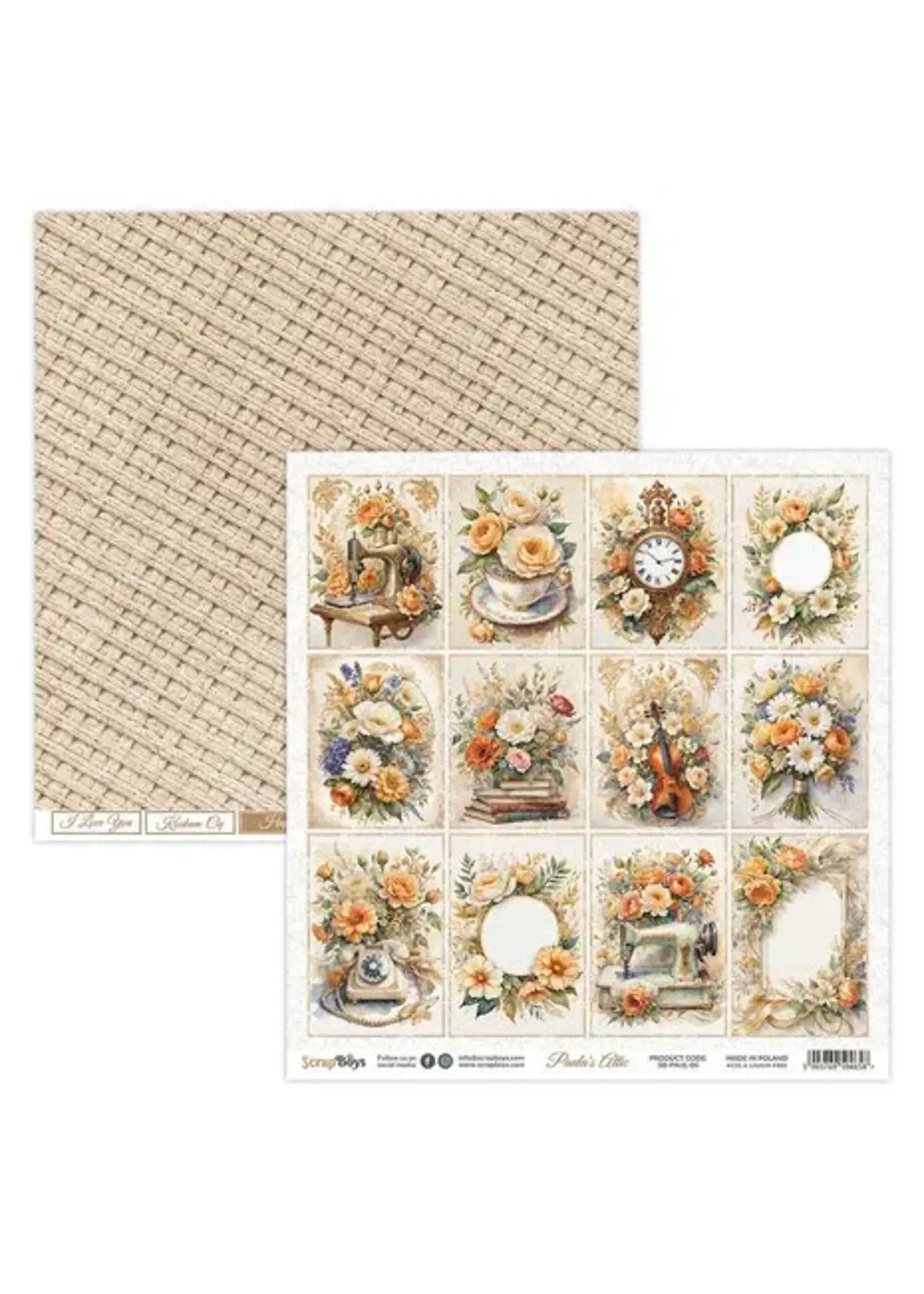 Paula's Attic 8x8 Inch Paper Pad (SB-PAUL-10)