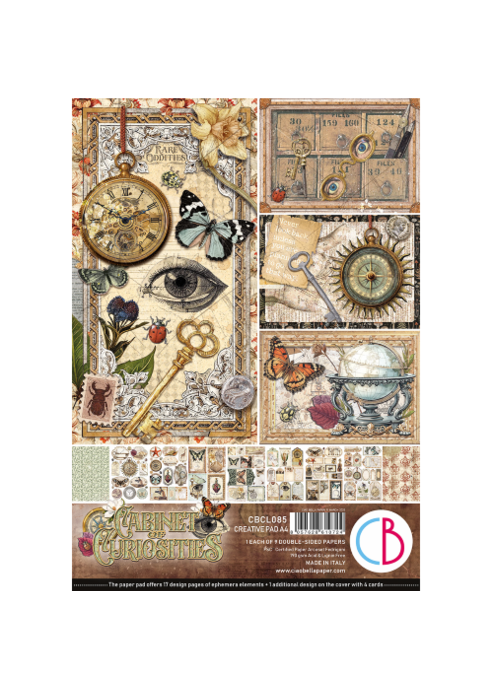 Rariteitenkabinet Creative Pad A4 9/Pkg
