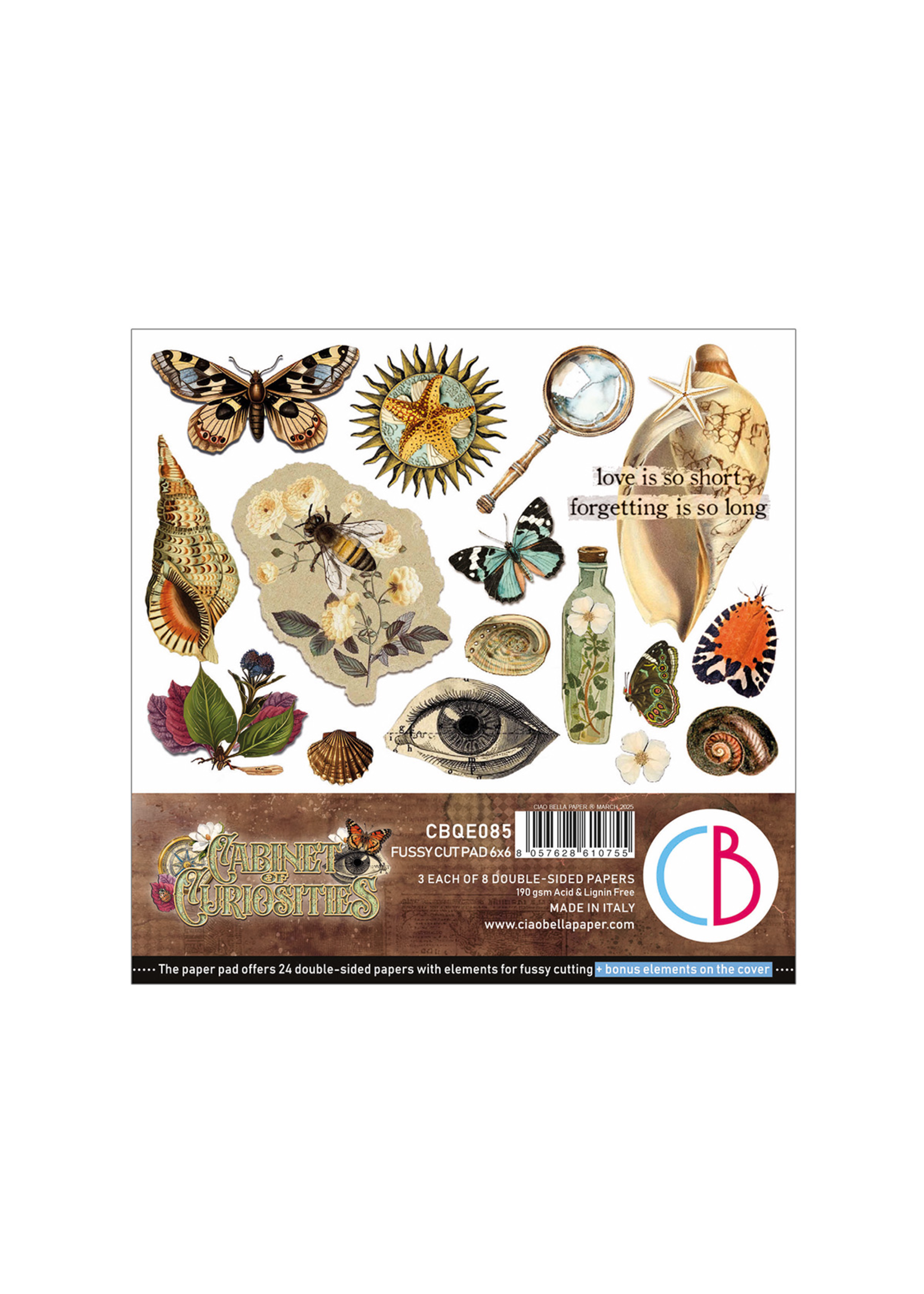 Rariteitenkabinet Kieskeurig Cut Pad 6"x6" 24/Pkg