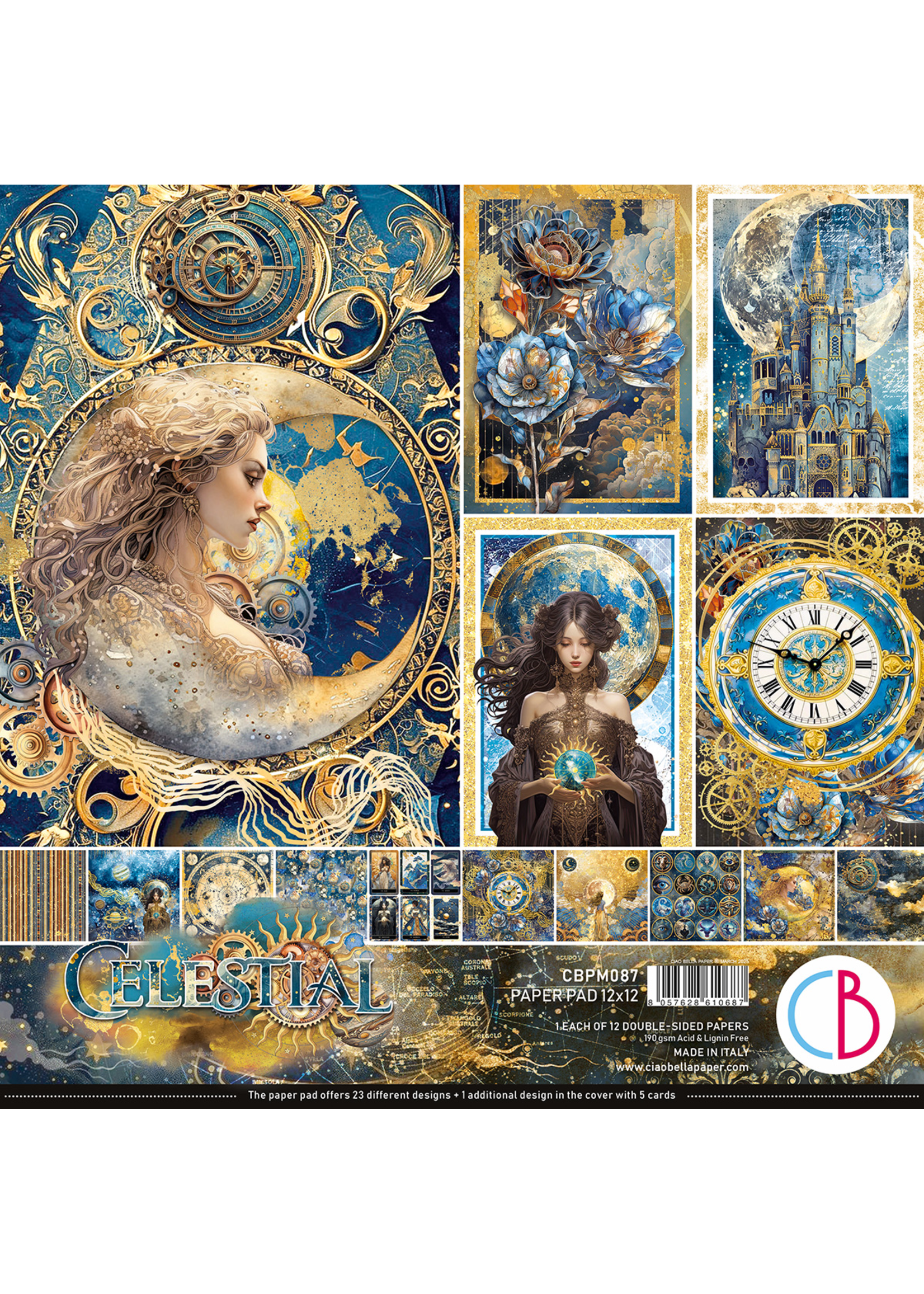 Celestial Papieren Blok 12"x12" 12/Pak