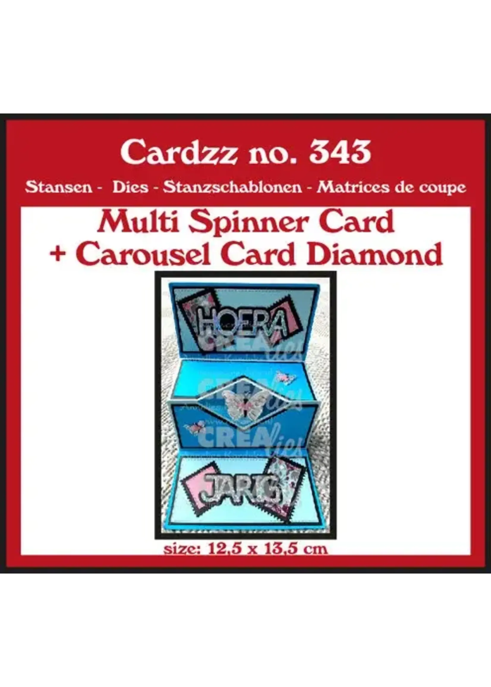 Cardzz Stansen No. 343 Multi Draaikaart + Carrouselkaart Wyber (CLCZ343)