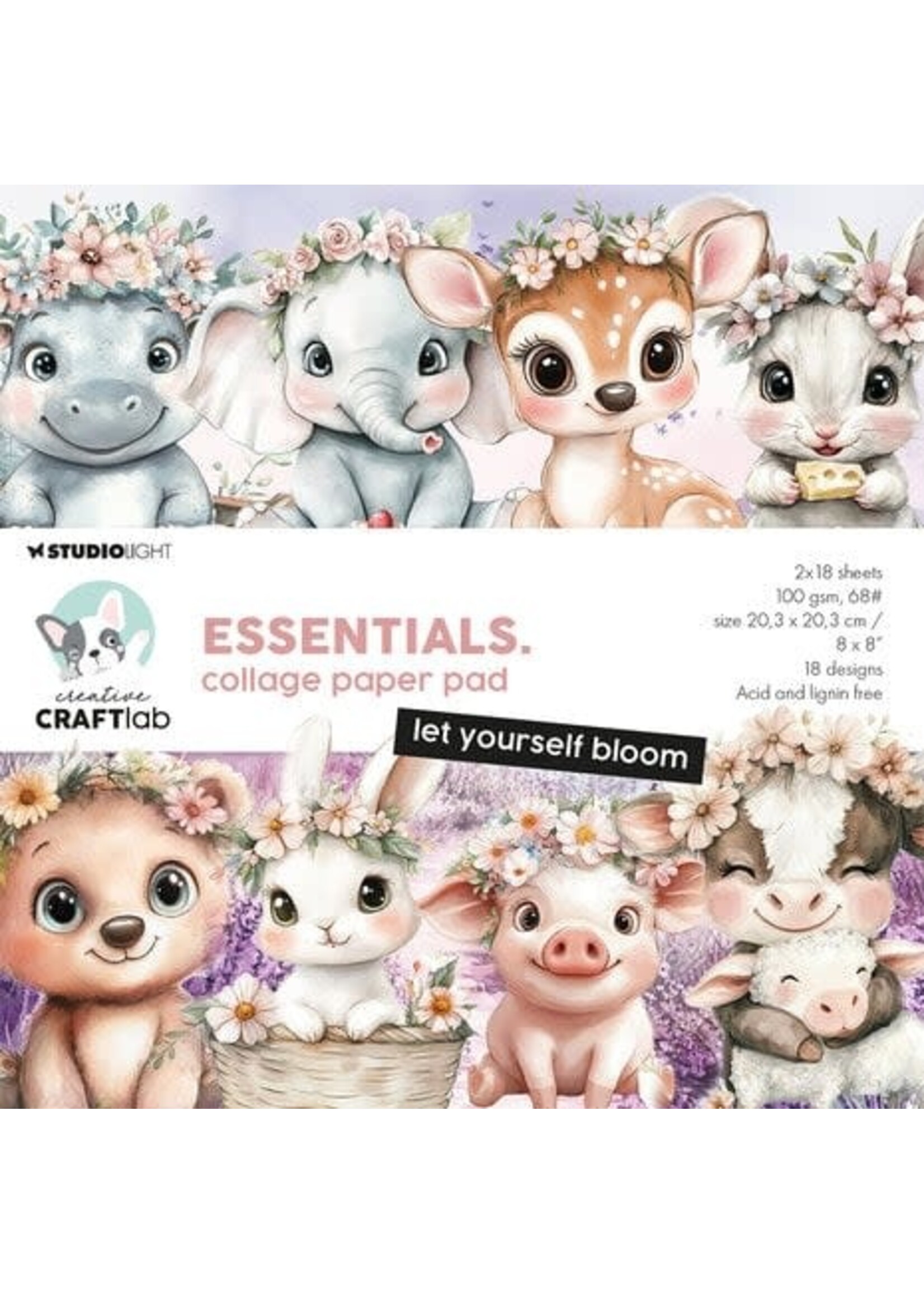 Let Yourself Bloom Essentials Collage Paper Pad (CCL-ES-CPP361)