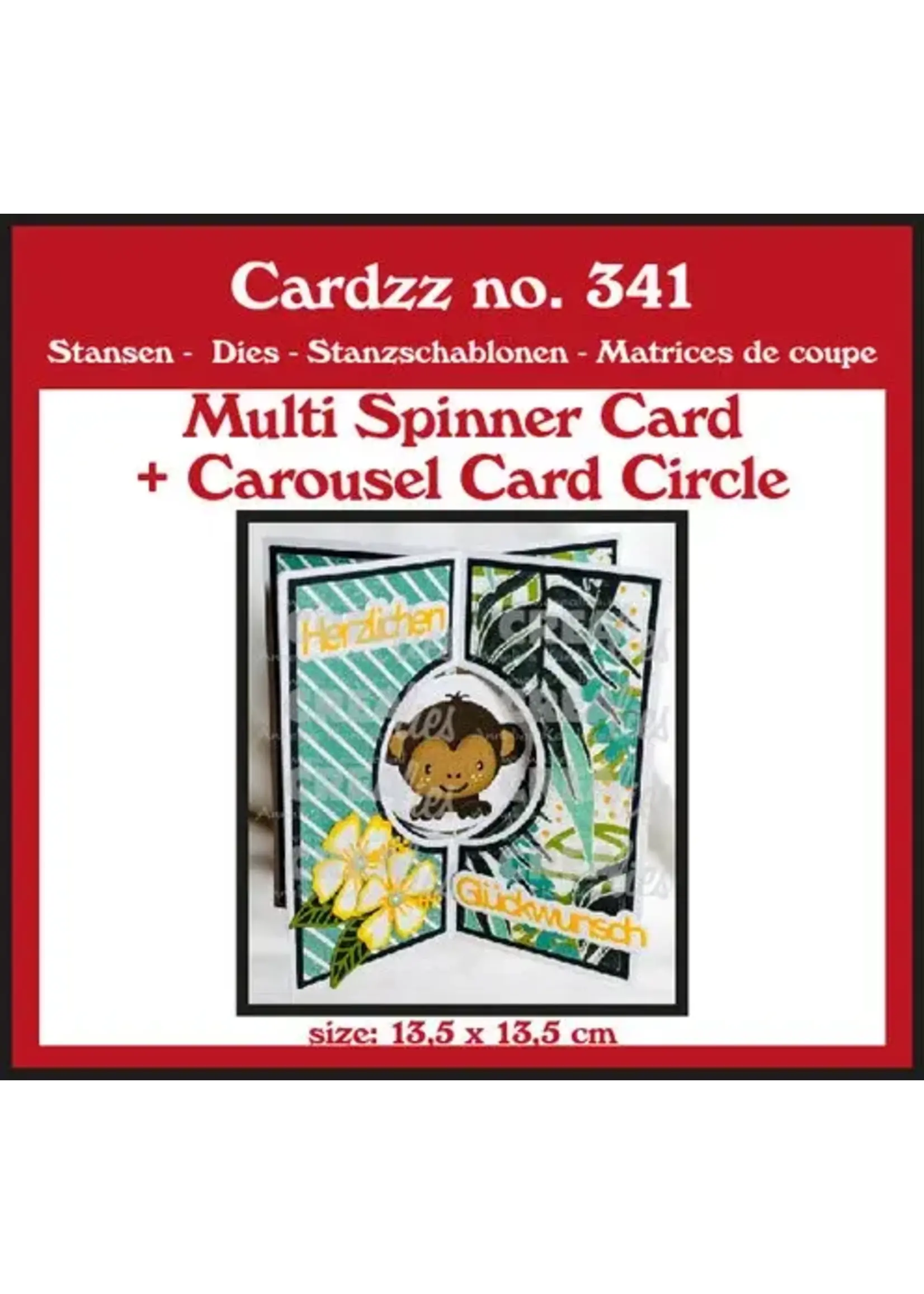 Cardzz Stansen No. 341 Multi Draaikaart + Carrouselkaart Cirkel (CLCZ341)