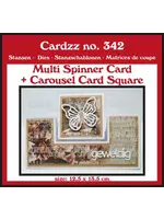 Cardzz Stansen No. 341 Multi Draaikaart + Carrouselkaart Vierkant (CLCZ342)