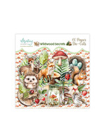 Papier stansvormen - Wildwood Secrets, 60 stuks
