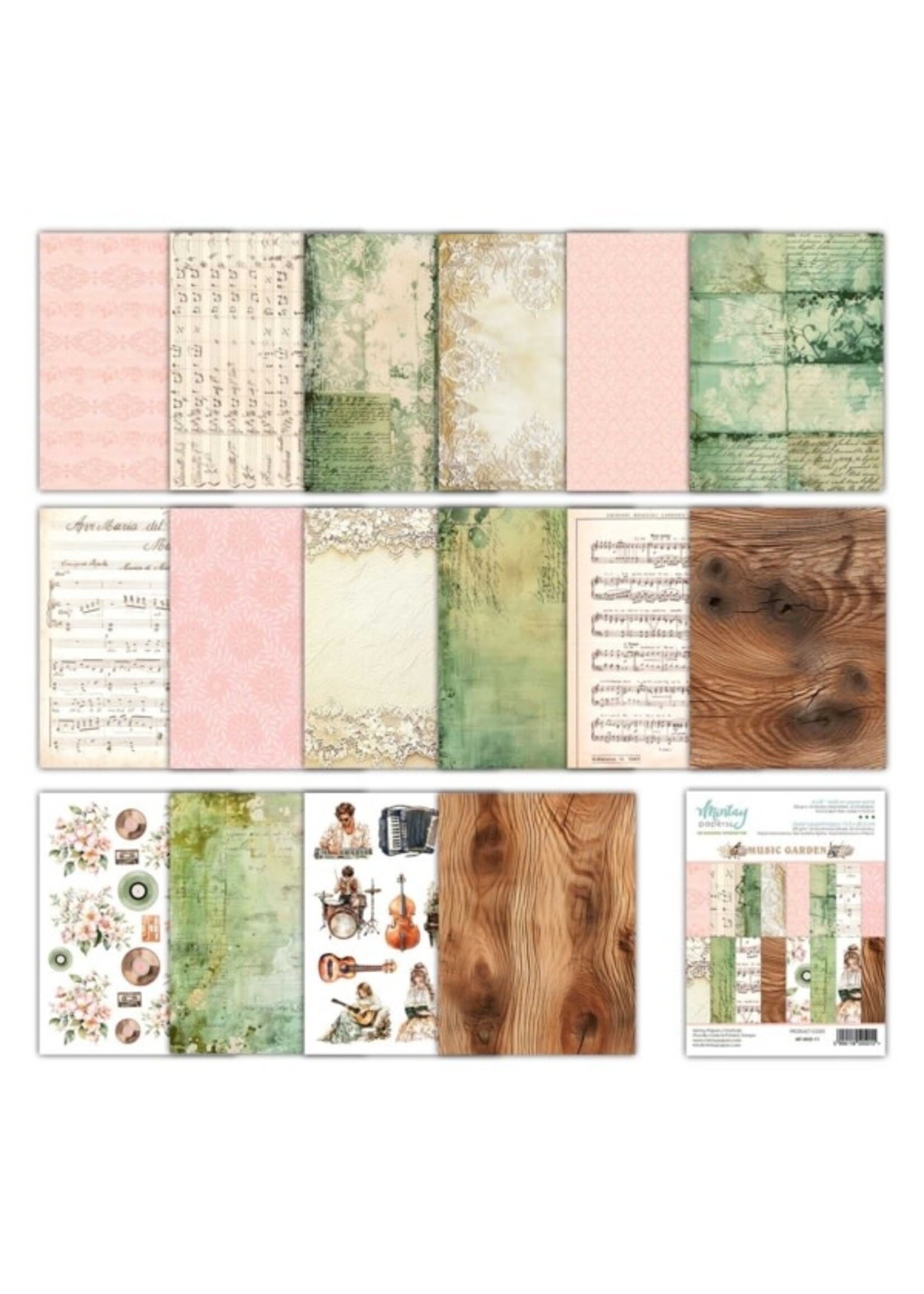 6 x 8 Add-On Paper Pad - Muziek Tuin