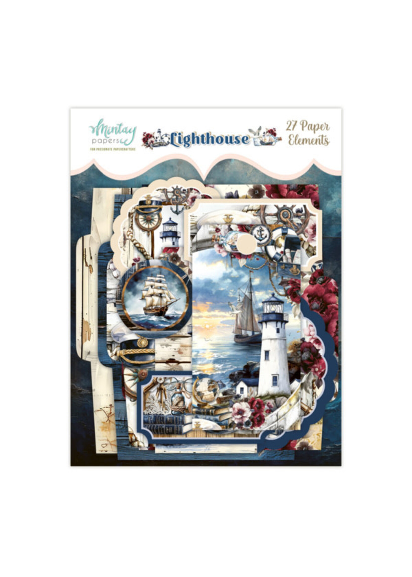 Papieren Elementen - Vuurtoren, 27 stuks