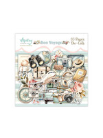 Papier stansvormen - Bon Voyage, 60 stuks
