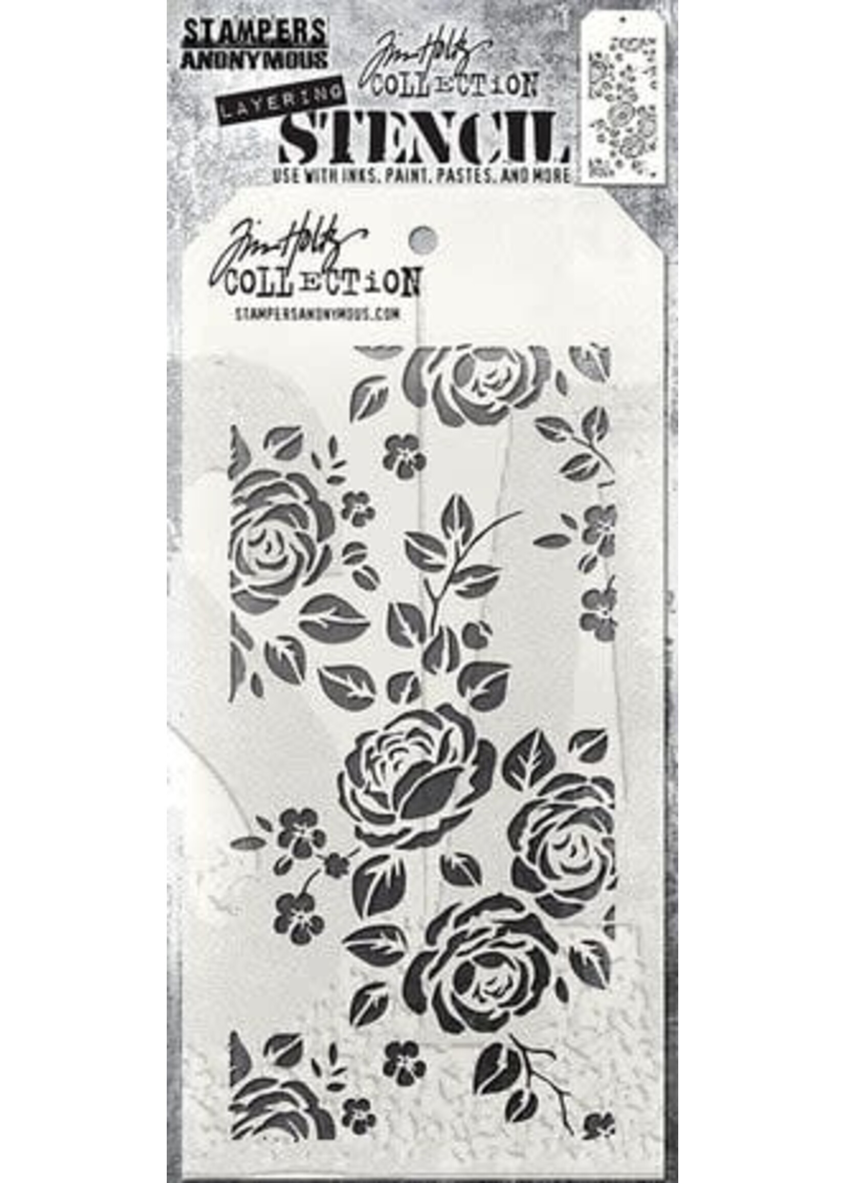 Roses Tim Holtz Layering Stencil (THS075)