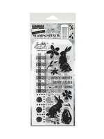 Spring Shadows Tim Holtz Clear Stamp and Stencil (THMM163)