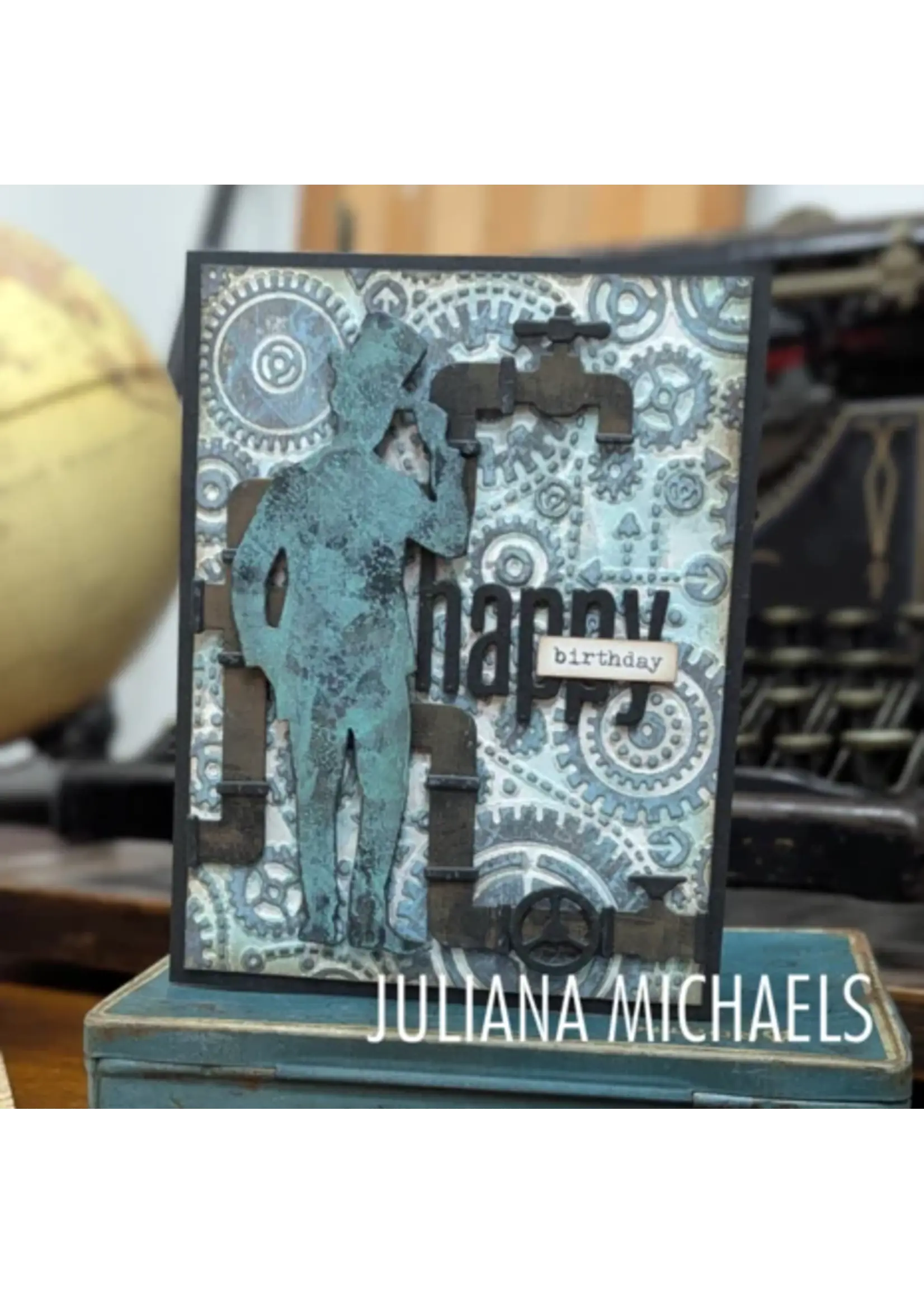 Multi-Level Textured Impressions by Tim Holtz Vault Gears (666866)