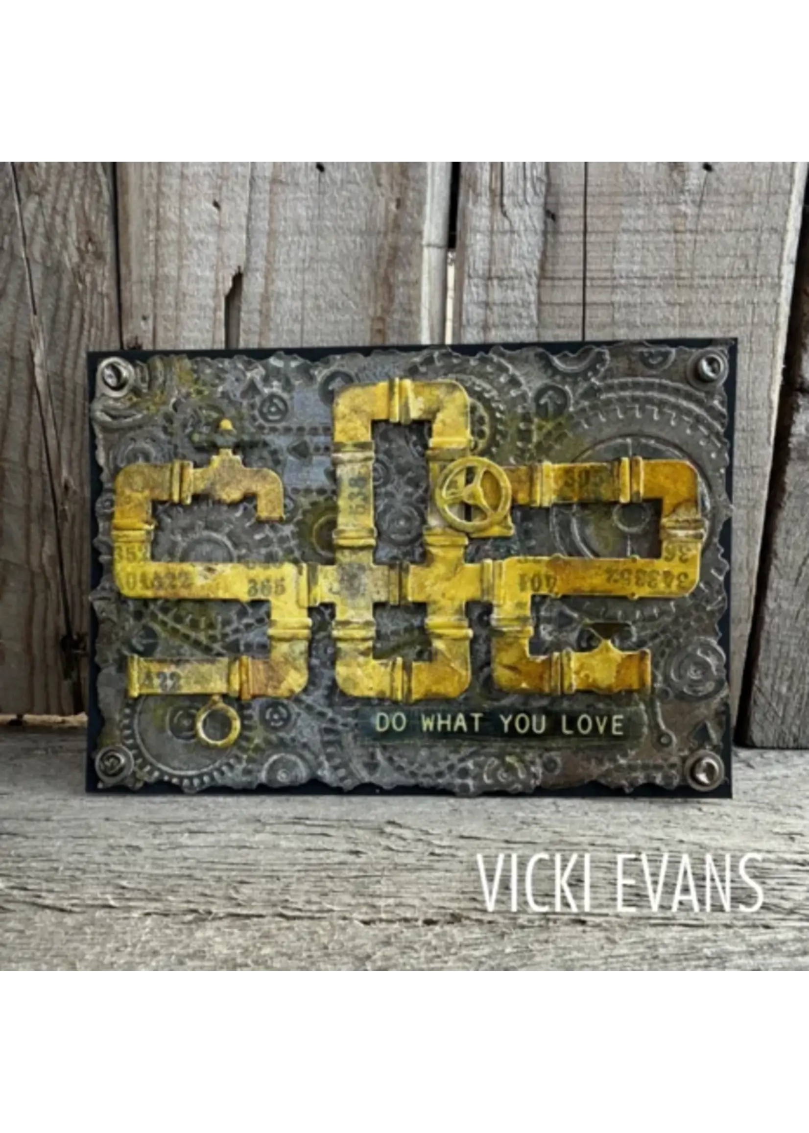 Multi-Level Textured Impressions by Tim Holtz Vault Gears (666866)