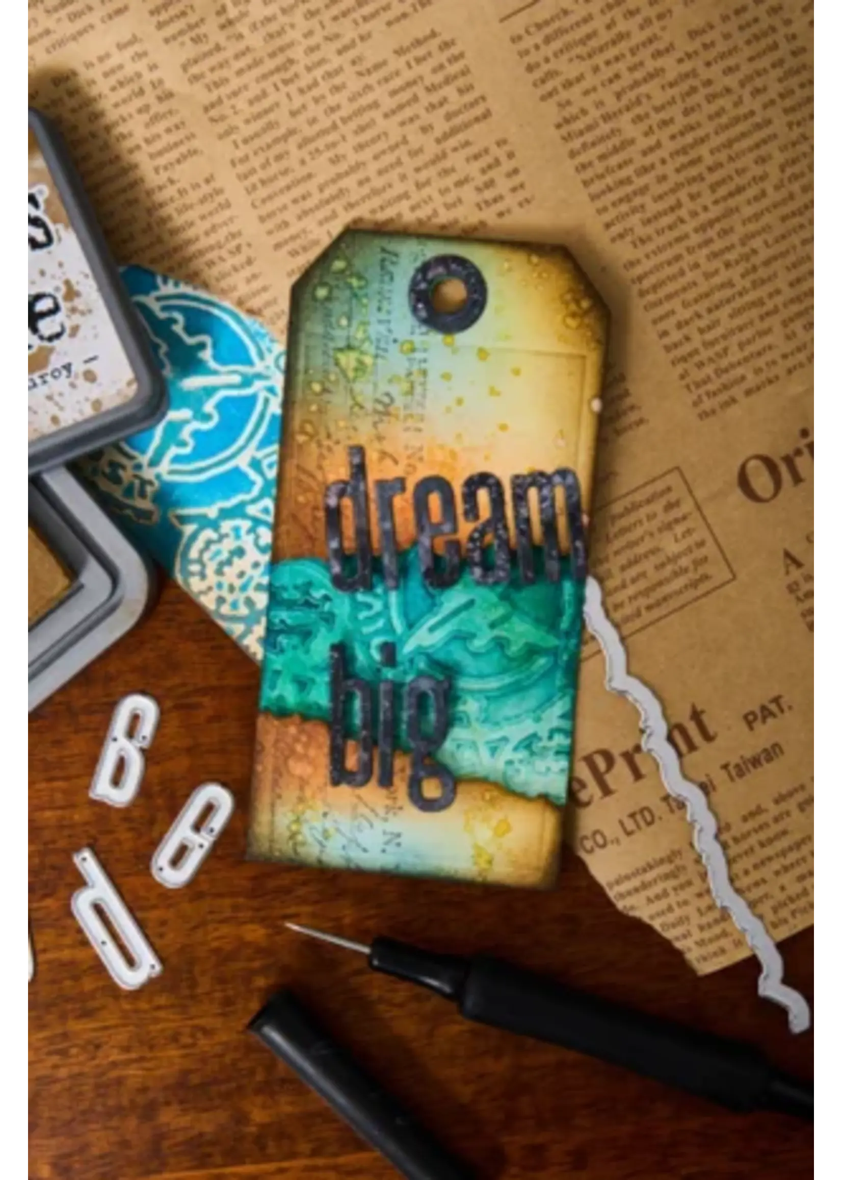 Multi-Level Textured Impressions by Tim Holtz Vault Airmail (666869)