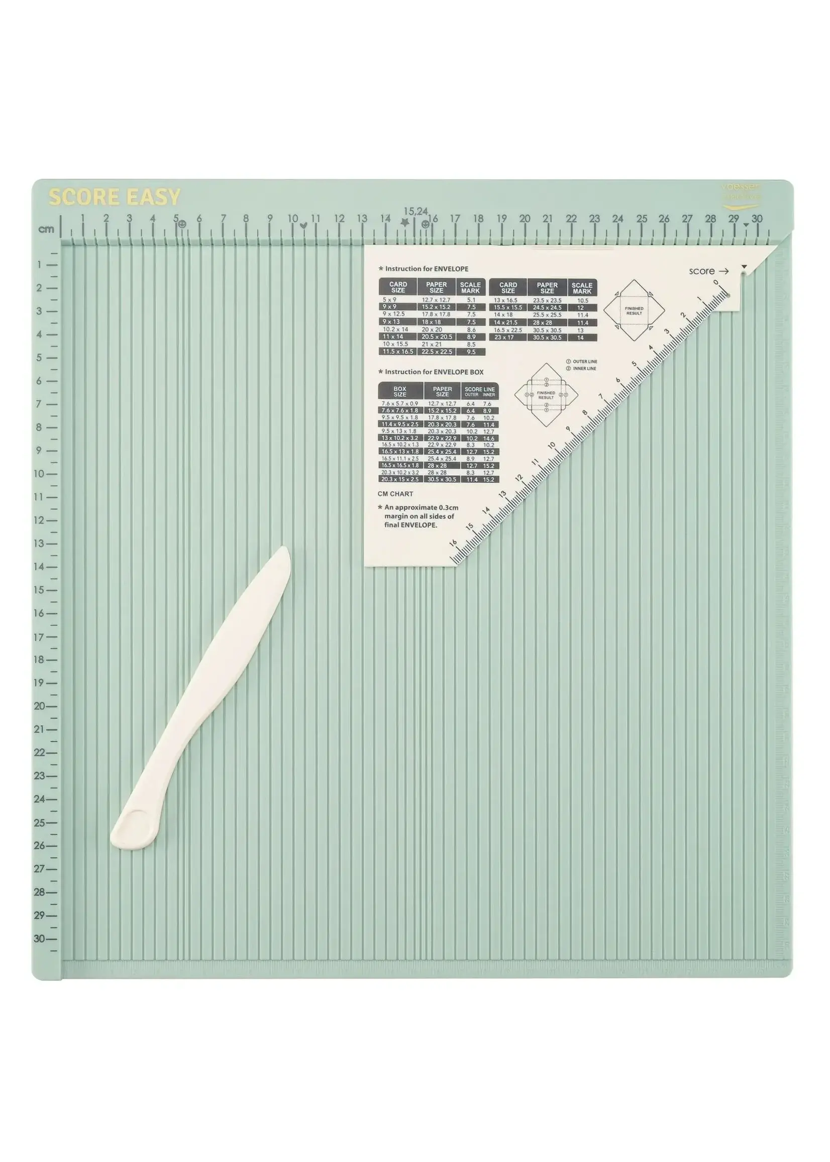 Vaessen Creative • Score Easy Rilbord 30,5x30,5cm Mint CM Vaessen Creative2137-050