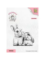 Nellie's Choice • Animals Clear Stempels Two Rabbits Nellie's ChoiceANI026