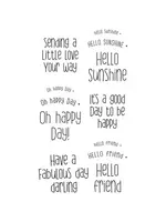 Clear Stamps by Lisa Jones Sending a Little Love Set (12pcs) (666883)