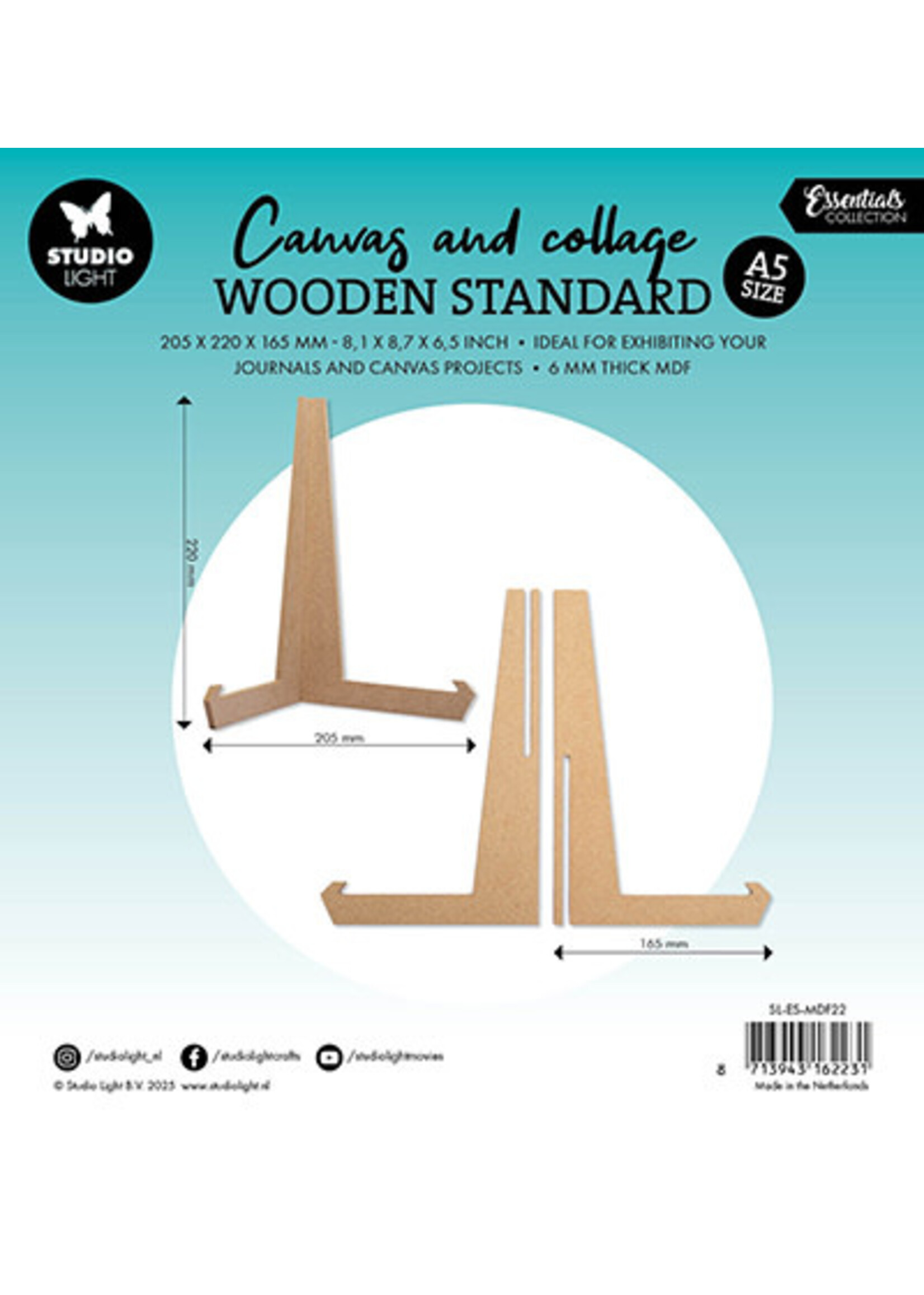 SL-ES-MDF22 - Journal & Canvas Stand MDF - A5 Essentials nr.22