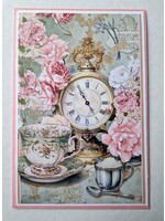 Hightea mini album met theezakjes en chocolade reep