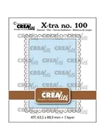 Crealies • Snijmal Atc Met Postzegelrand Crealies CLXTRA100
