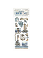 Rub-on cm 10,16x21,6 - Stille Zee vuurtoren CME-code: DFLRB154