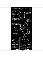 Dik sjabloon cm 12X25 - Silent Sea fossil CME-code: KSTDL116