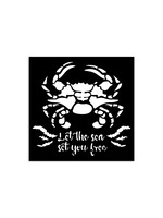 Dik sjabloon cm 12X12 - Stille Zeekrab CME-code: KSTDS37