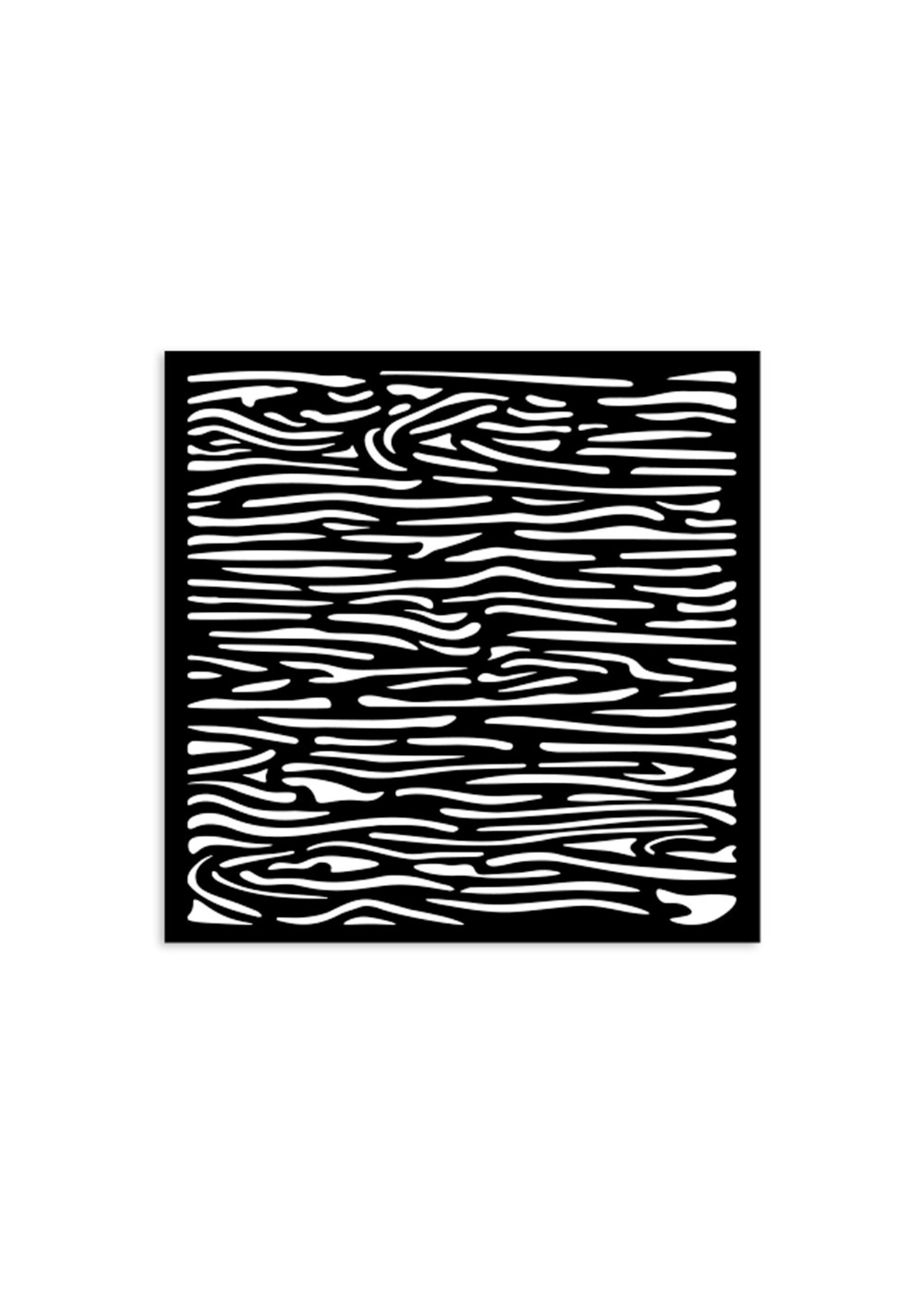 Dik sjabloon cm 12X12 - Silent Sea hout patroon CME-code: KSTDS46