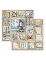 Scrapbooking Dubbel gezicht blad - Stille Zee vuurtoren CME-code: SBB1064