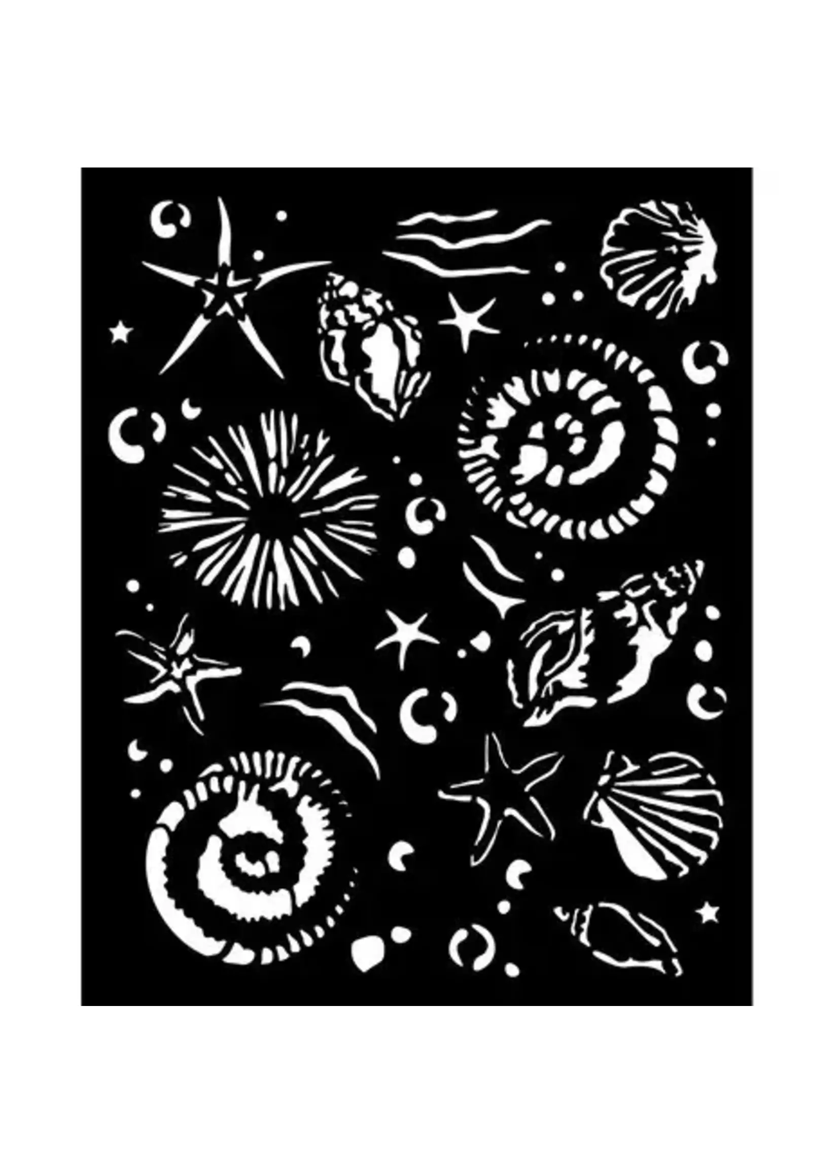 Silent Sea Thick Stencil Assortment (8pcs) (KSTDX01)