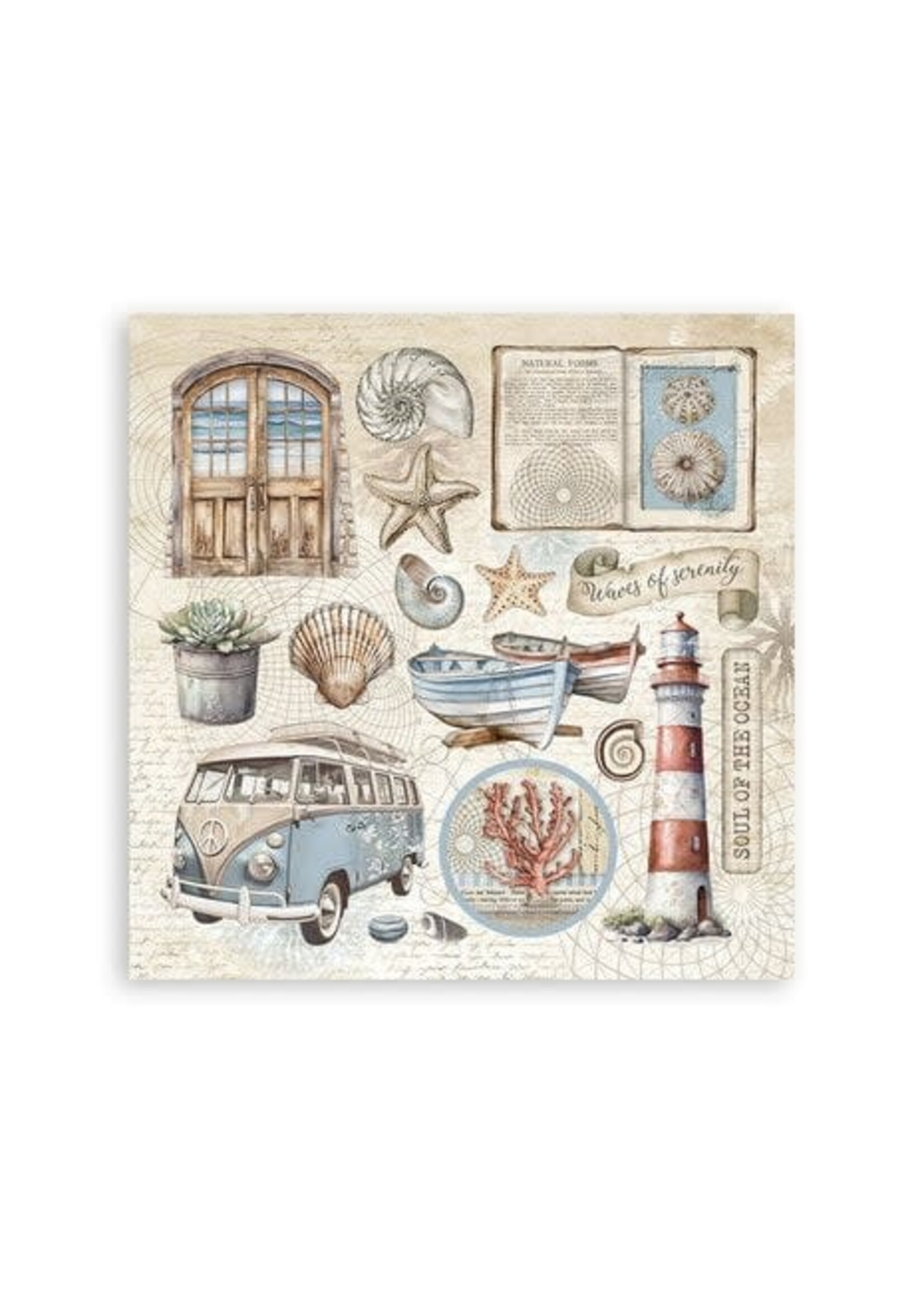 Silent Sea Stickers (4pcs) (SBSTK01)