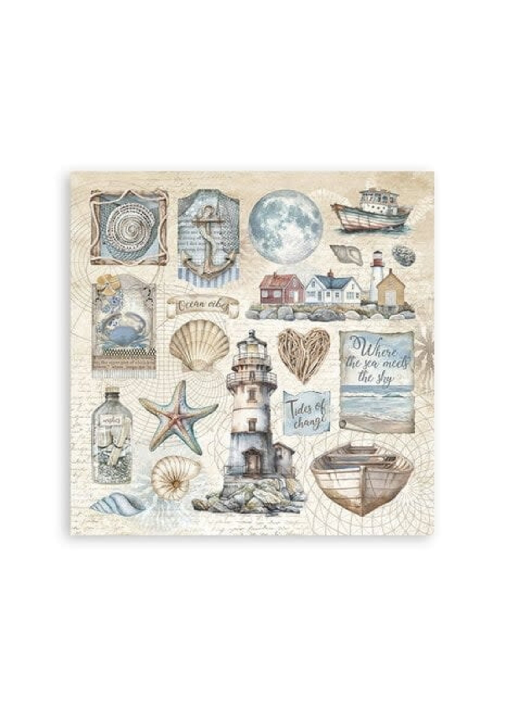 Silent Sea Stickers (4pcs) (SBSTK01)