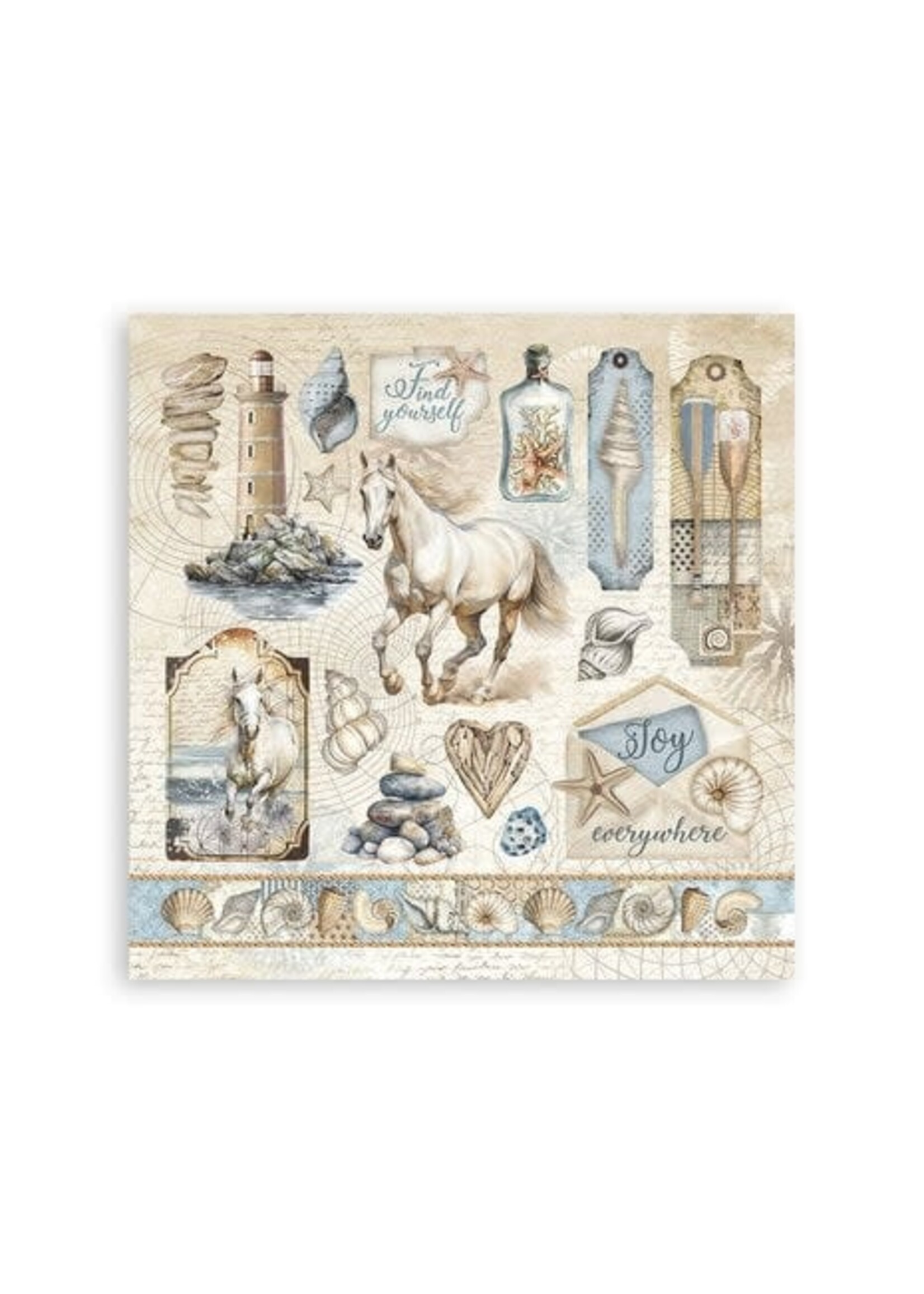Silent Sea Stickers (4pcs) (SBSTK01)