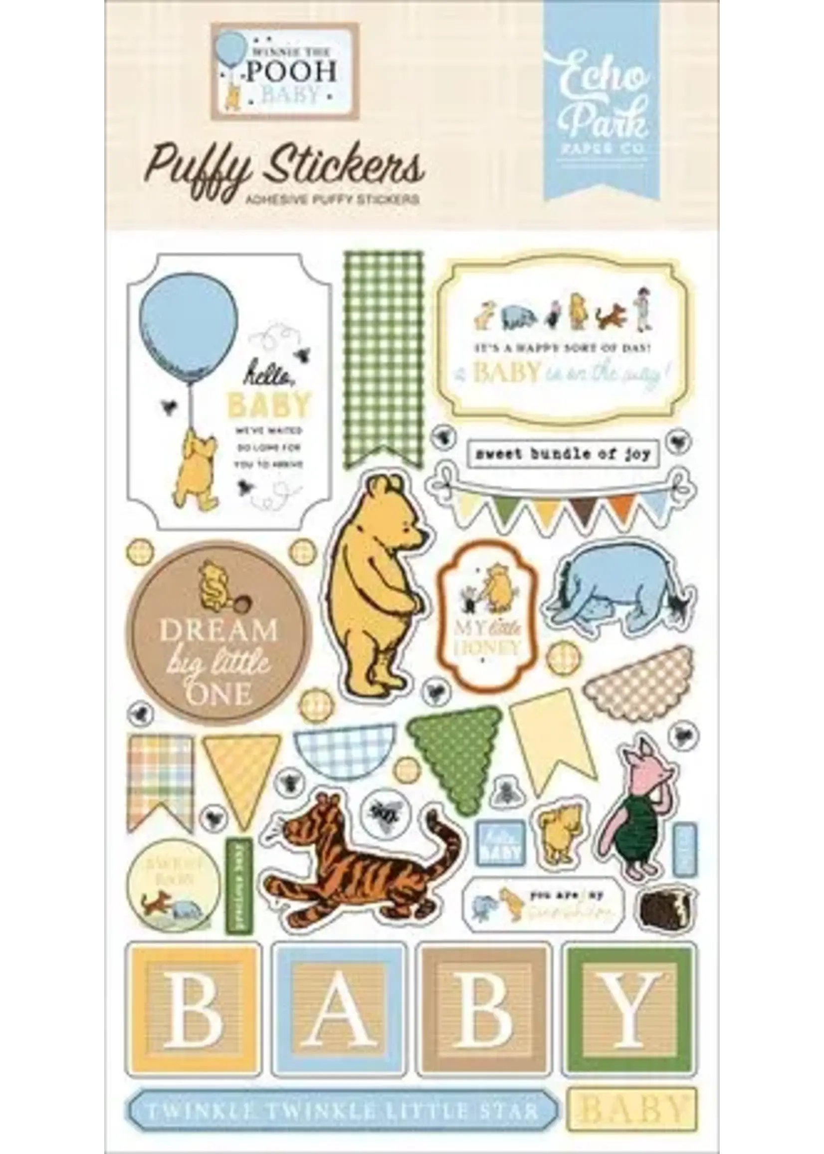 Winnie The Pooh Baby Puffy Stickers (WPB442066)