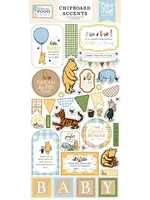 Winnie The Pooh Baby Chipboard Accents (WPB442021)