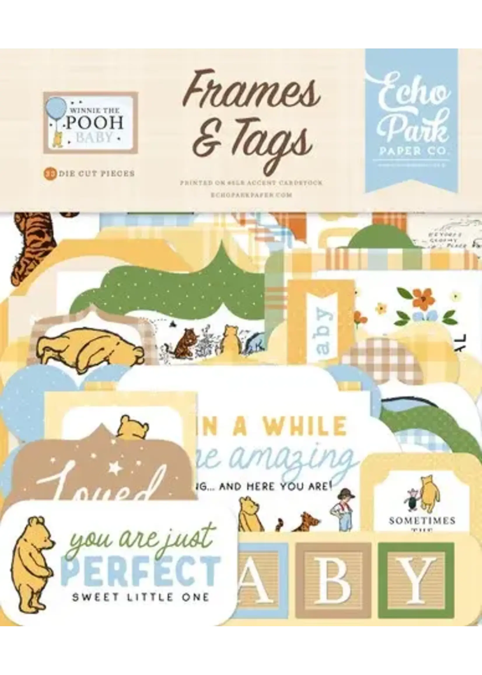 Winnie The Pooh Baby Frames & Tags (WPB442025)