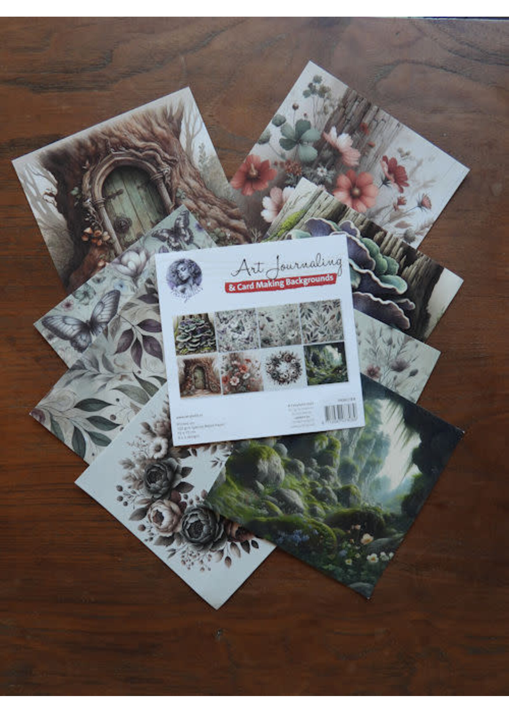 Art Journaling & Card Making Backgrounds Set 8