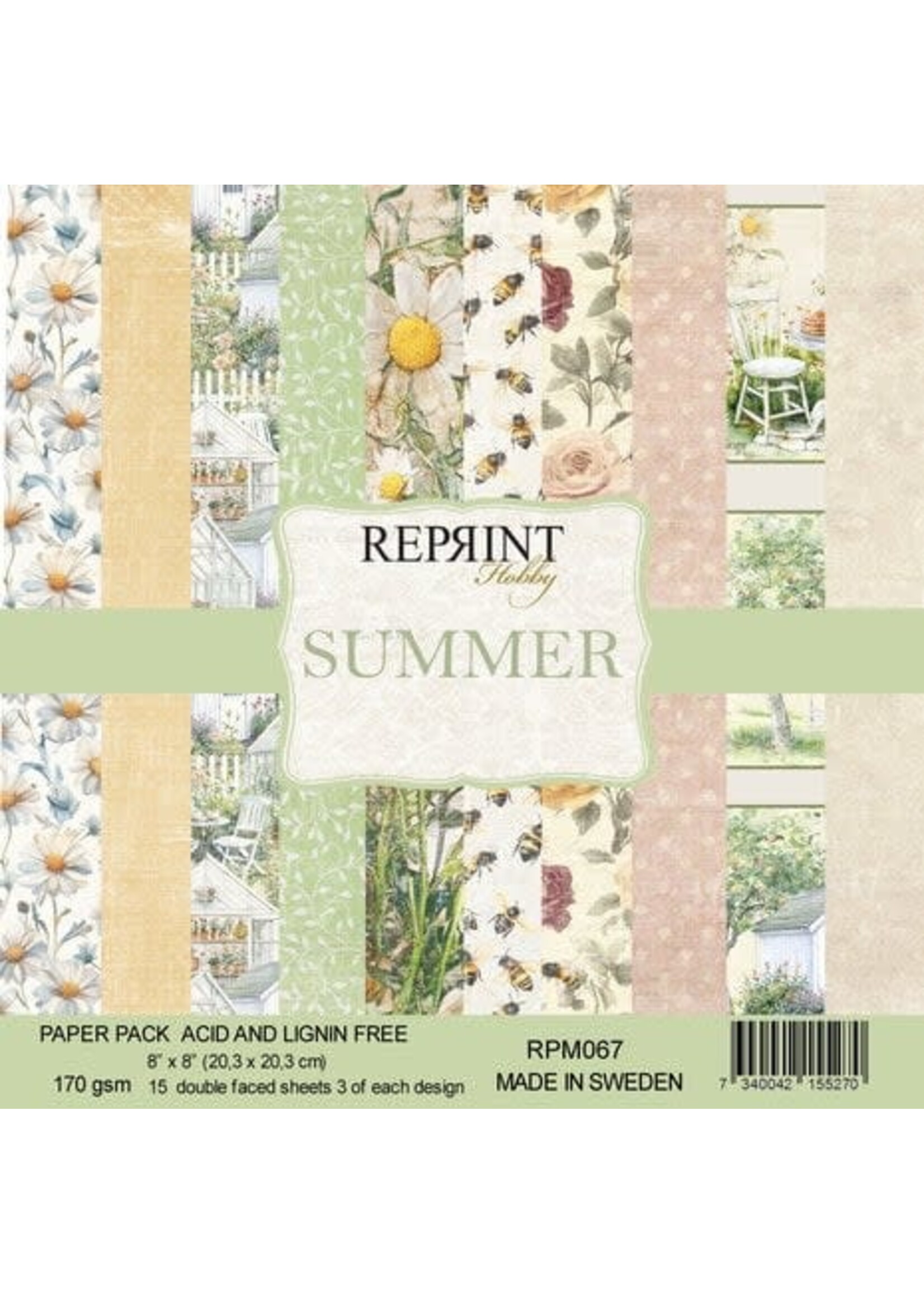Summer 8x8 Inch Paper Pack (RPM067)
