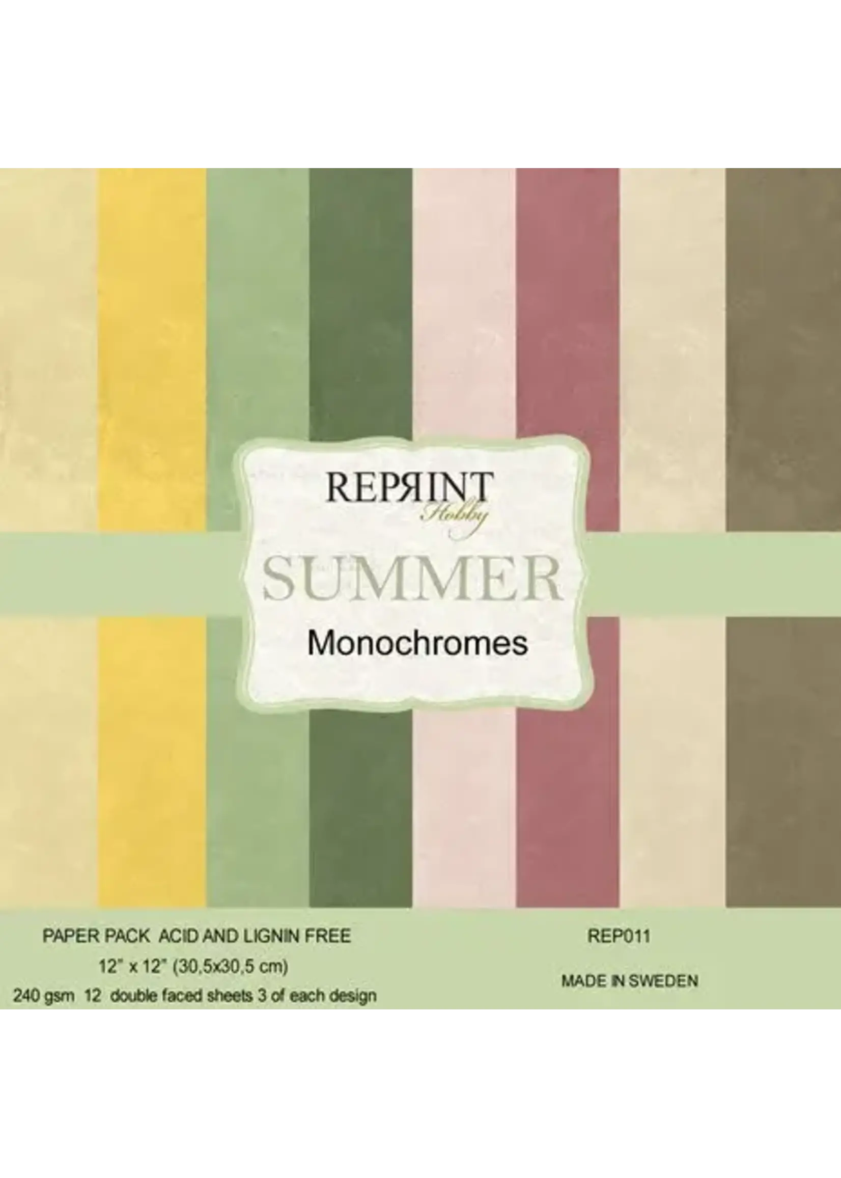 Summer 12x12 Inch Cardstock (REP011)