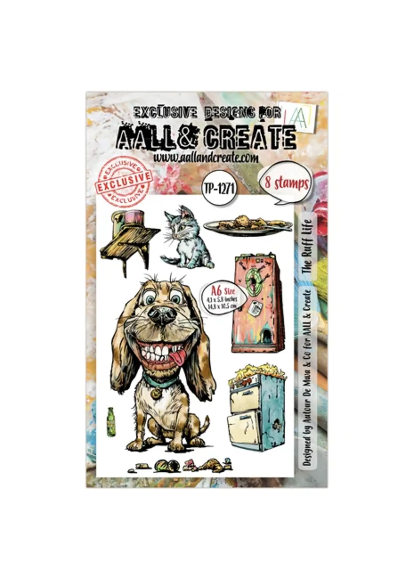 Streetwise Snouts A6 Stamp Set The Ruff Life (AALL-TP-1271)