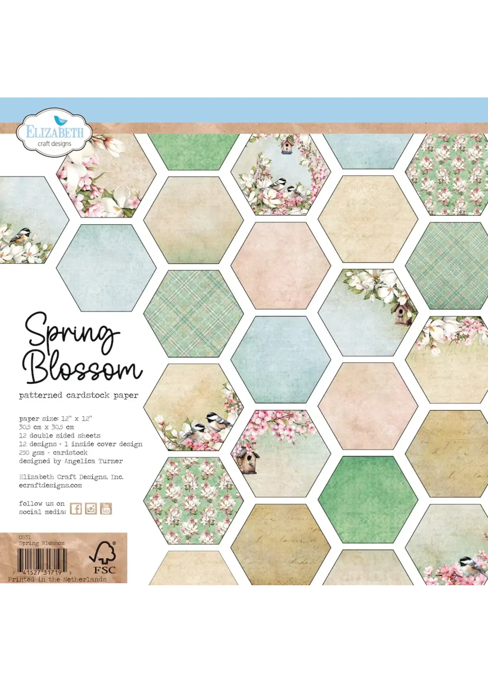 Lente bloesem Papier Bloemen Artikelnummer: C031